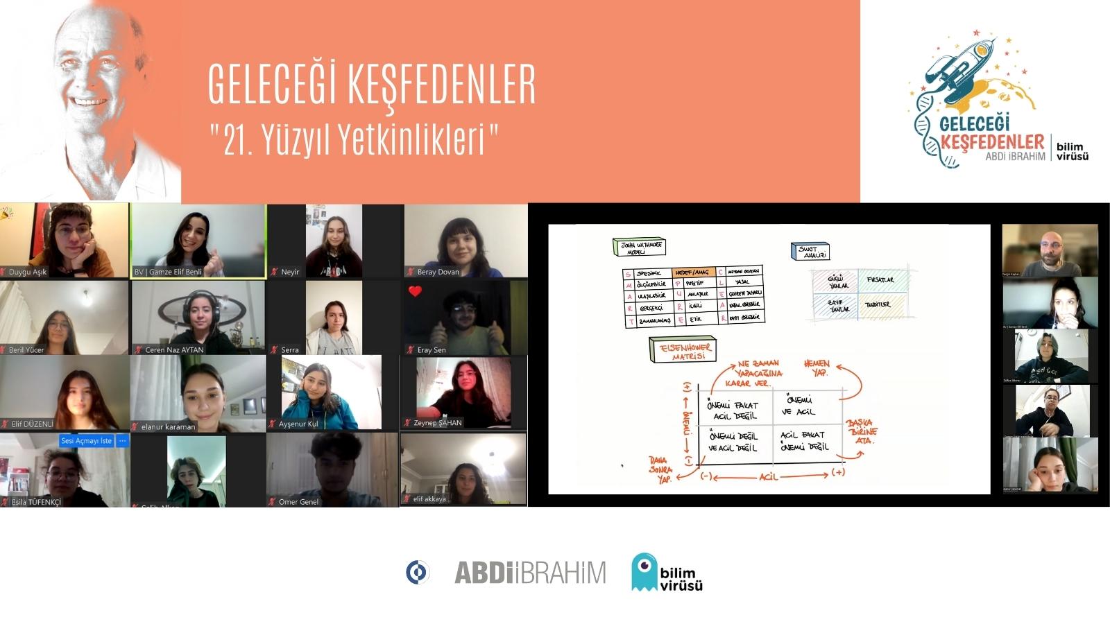 Geleceği Keşfedenler 21. Yüzyıl Yetkinlikleri Modülü’nü geride bıraktık! 2 web kapak